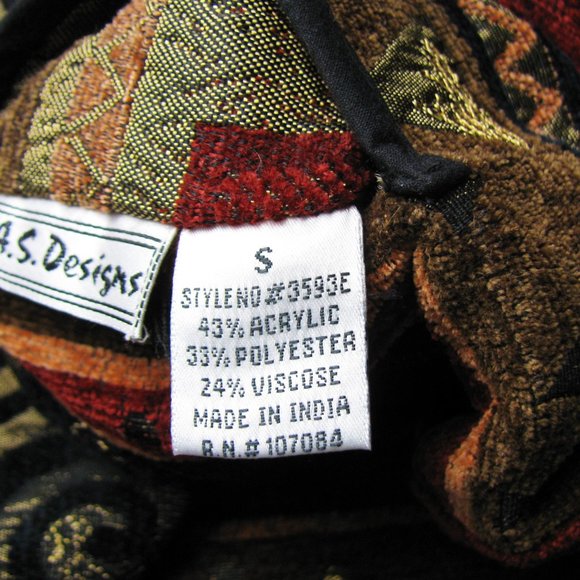 Byzantine Art Reversible L & T Elegant Jacket Sm - Picture 6 of 8